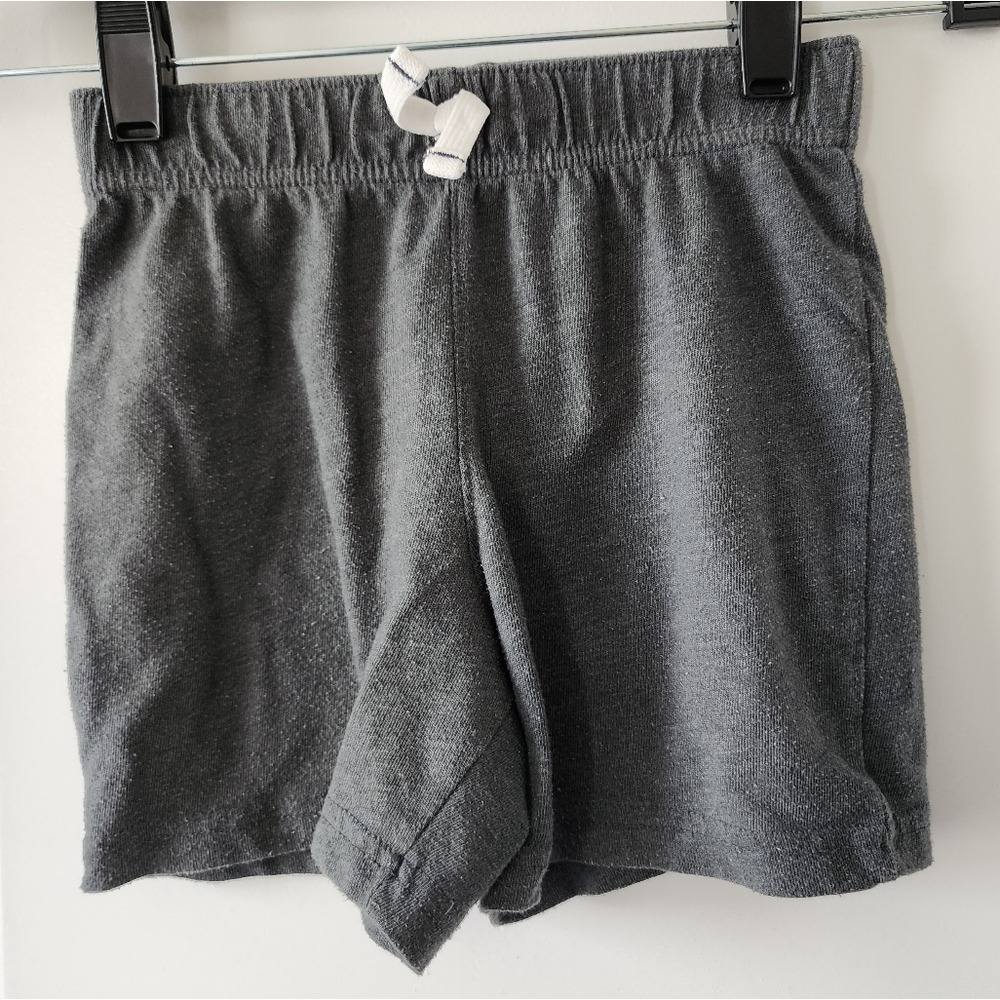 Kid's sz 3T Essential Shorts Dark Gray Heather Elastic Waist Casual Playwear